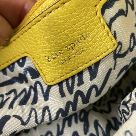 Kate Spade Yellow Satchel Shoulder Bag - Picture 7 of 14